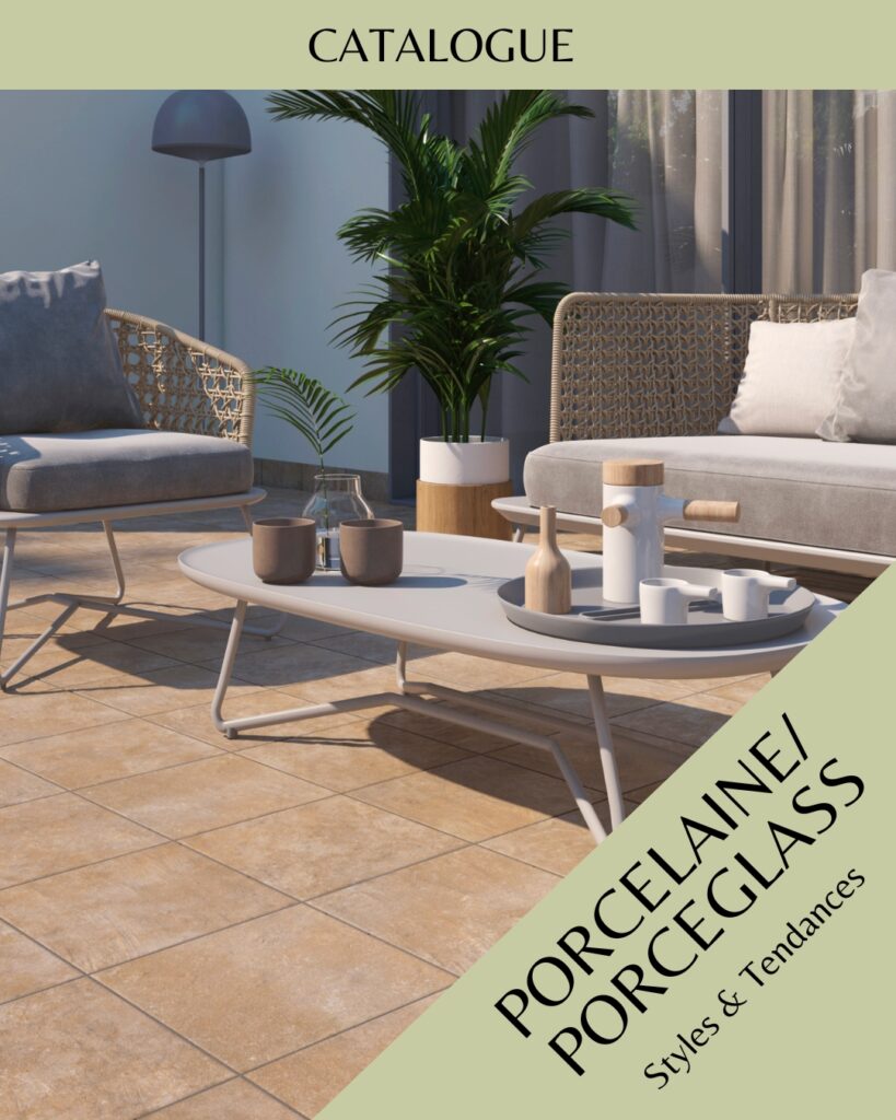 catalogue porcelaine porceglass, carrelage